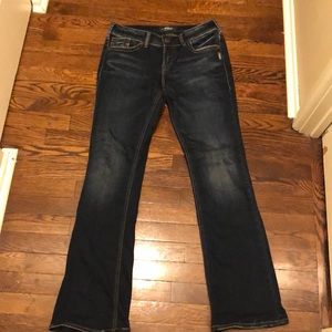 Silver boot cut jean